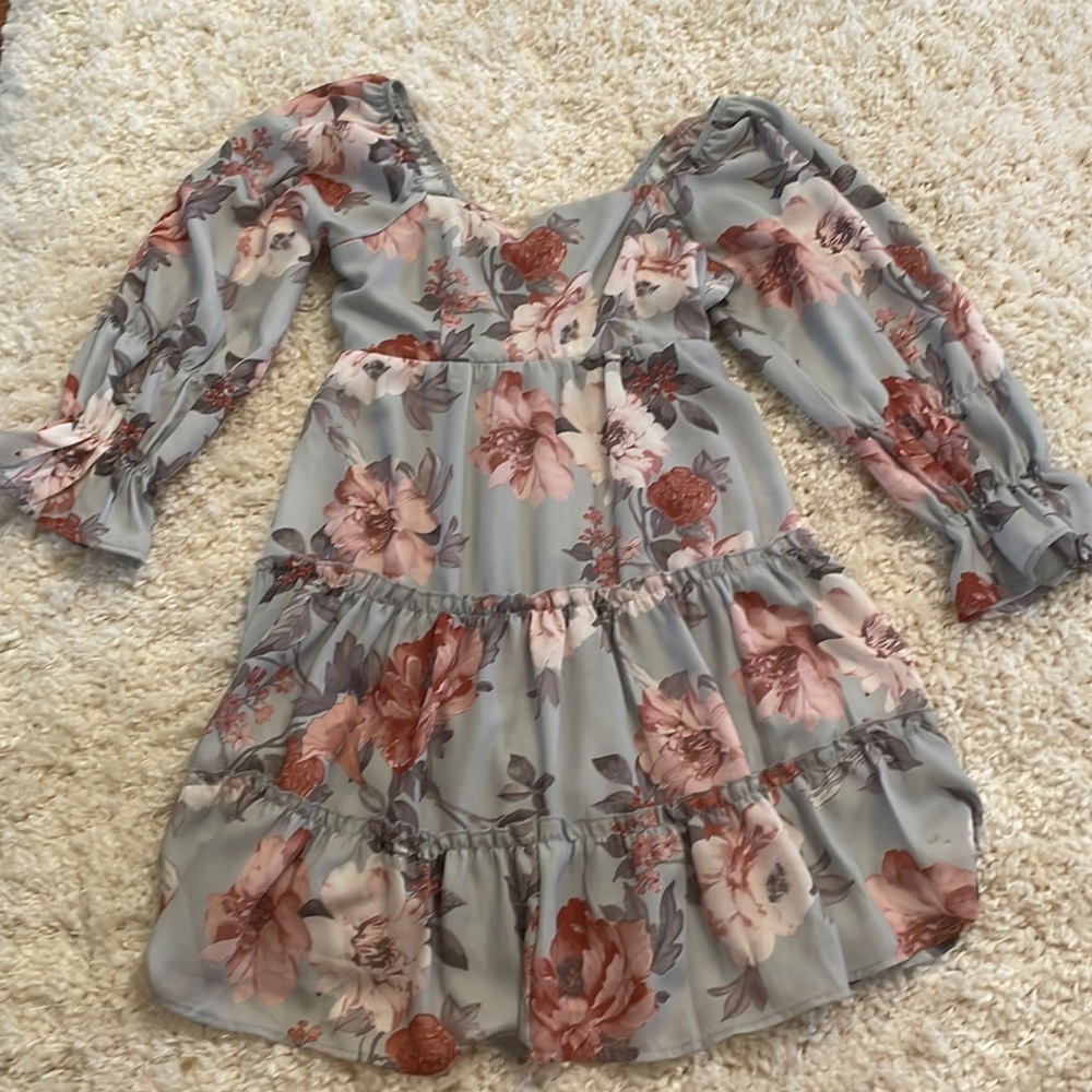 Altar D State Floral Dress Xs